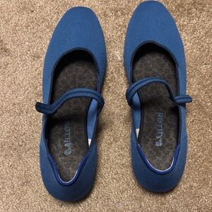 Rothy's Navy Mary Jane Shoes